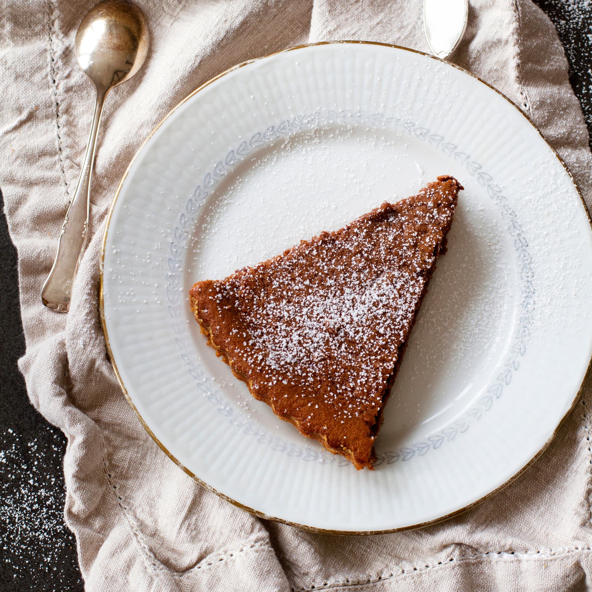 Smal kladdkaka med lime