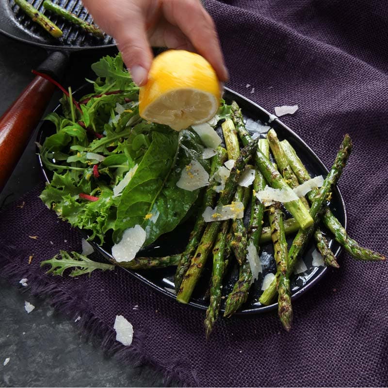 ViktVäktarna - Grillad sparris med blandsallad