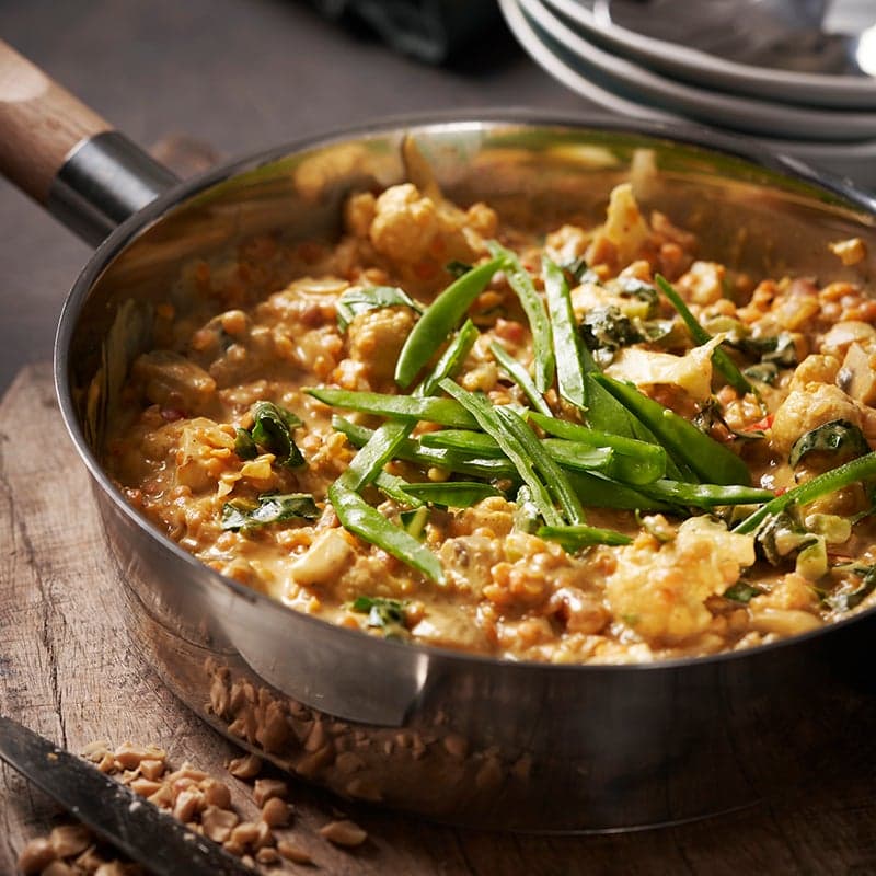 ViktVäktarna - Linsgryta med blomkål och jordnötter