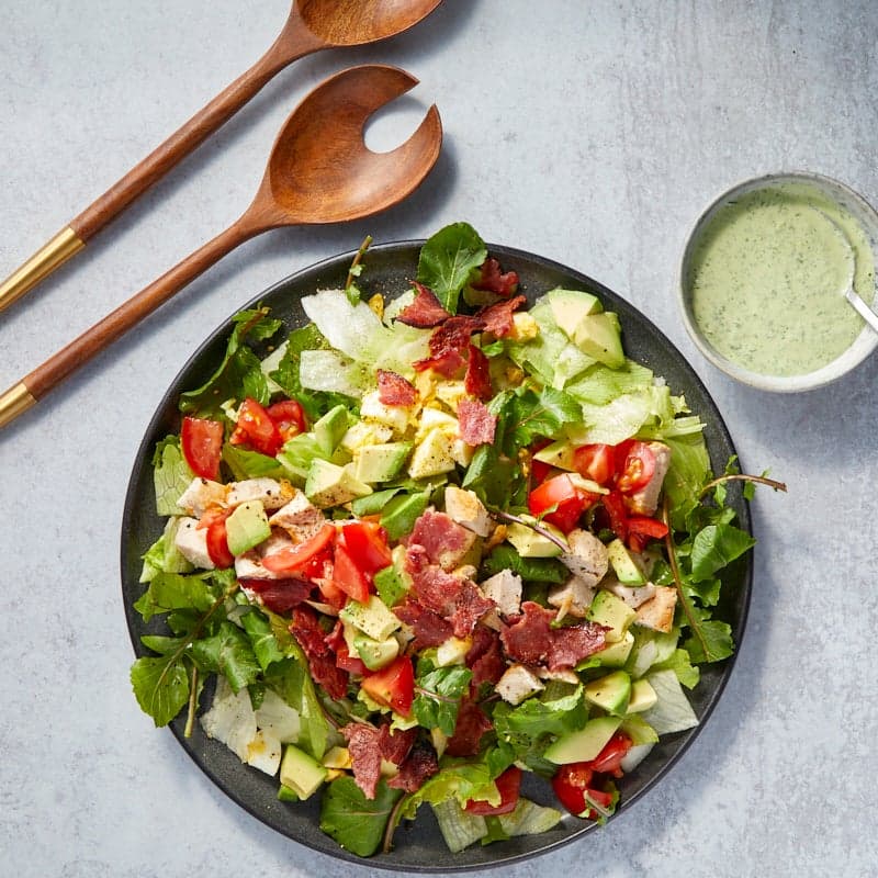 Cobb Salad with Green Goddess Dressing
