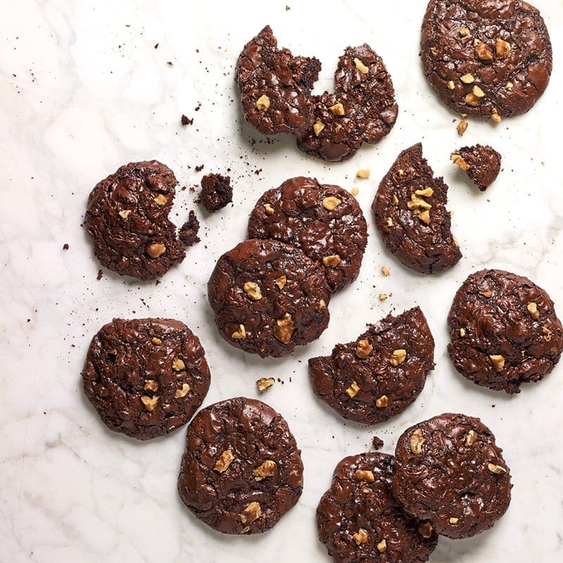 Chewy Chocolate-Walnut Cookies