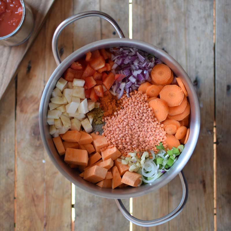 ViktVäktarna - One-pot linsgryta med sötpotatis