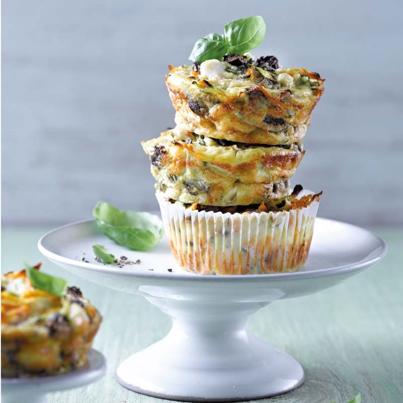 ViktVäktarna - Miniomeletter med fetaost och grönsaker