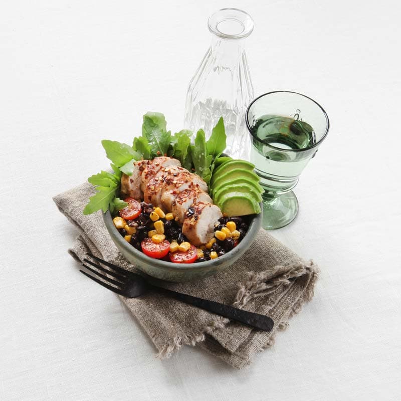 ViktVäktarna - Kyckling med avokado- och bönsallad