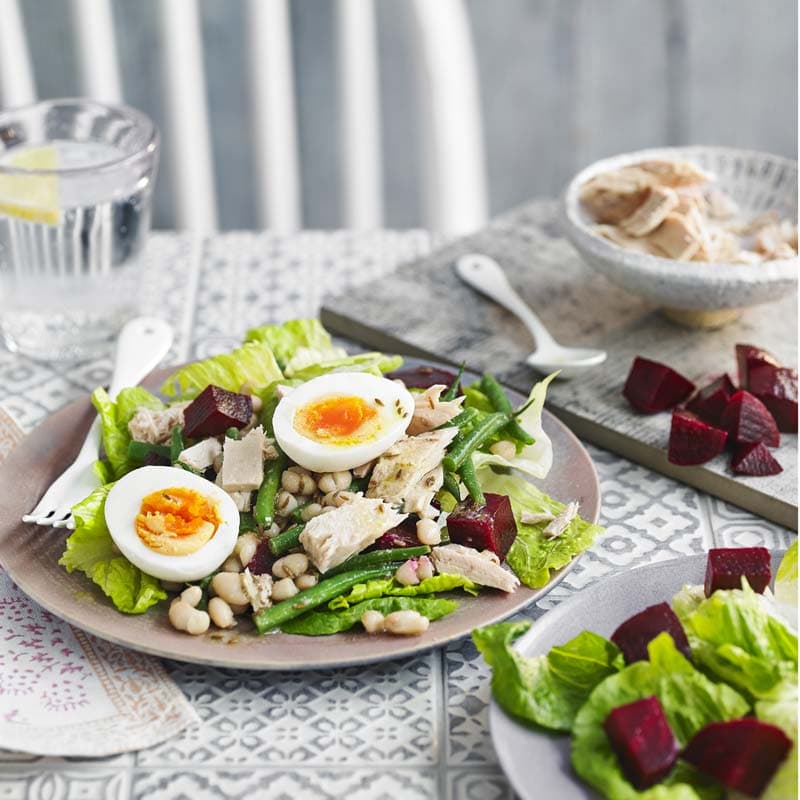 ViktVäktarna - Tonfisksallad med bönor och rödbetor