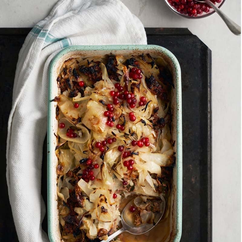 ViktVäktarna - Kålpudding med potatis och lingon