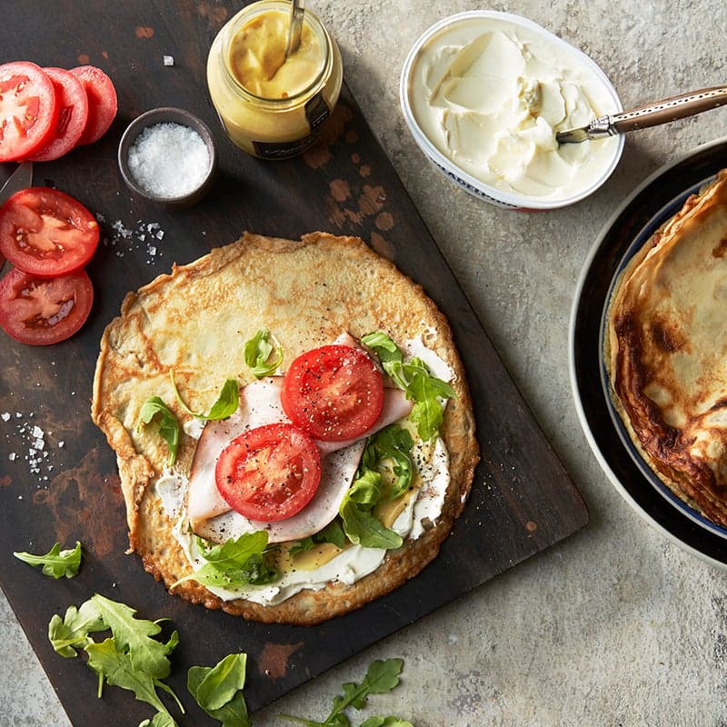 ViktVäktarna - Fyllda pannkakor med kalkon och färskost