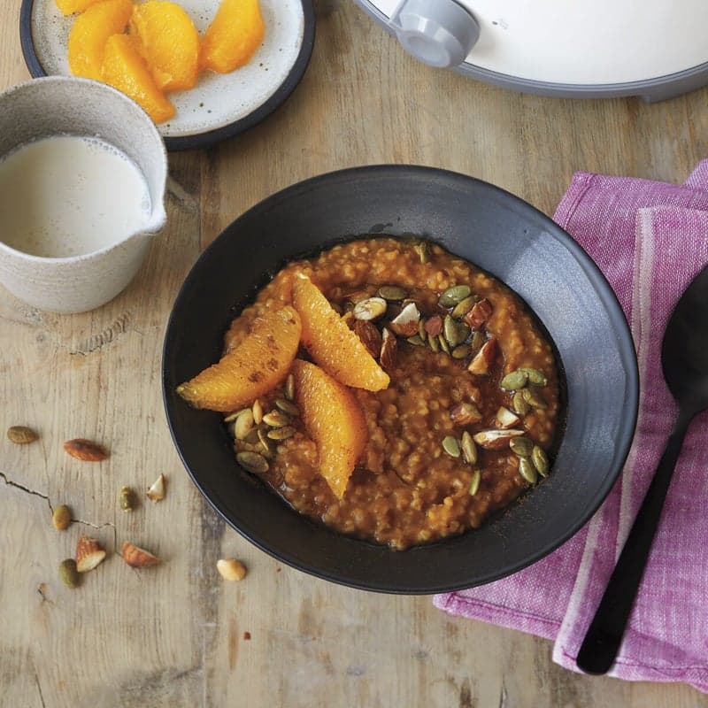 Pumpkin and spice oatmeal