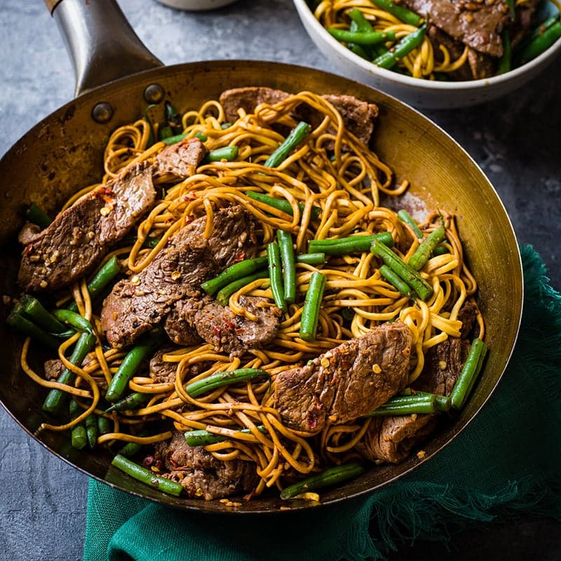 ViktVäktarna - Wok med ryggbiff och haricots verts