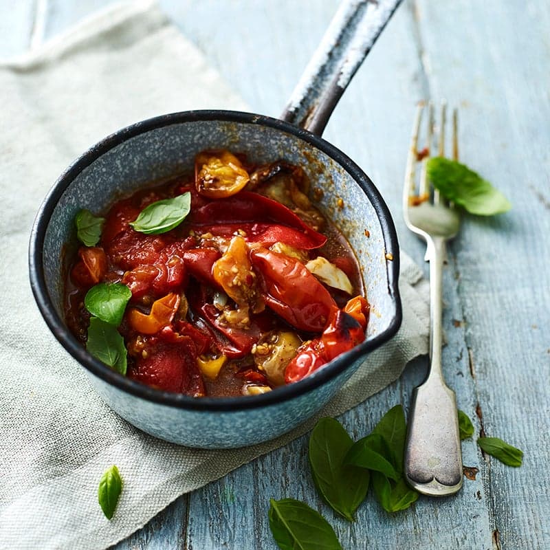 ViktVäktarna - Pasta med rostade tomater och basilika