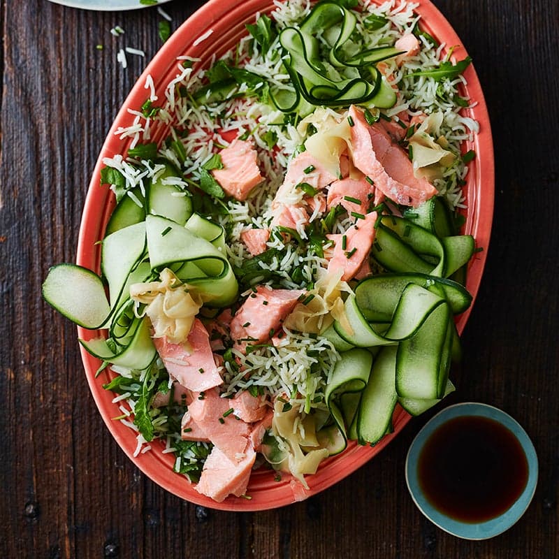 ViktVäktarna - Laxsallad med sushiris