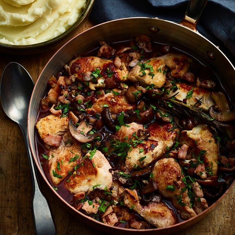 ViktVäktarna - Coq au vin med potatismos