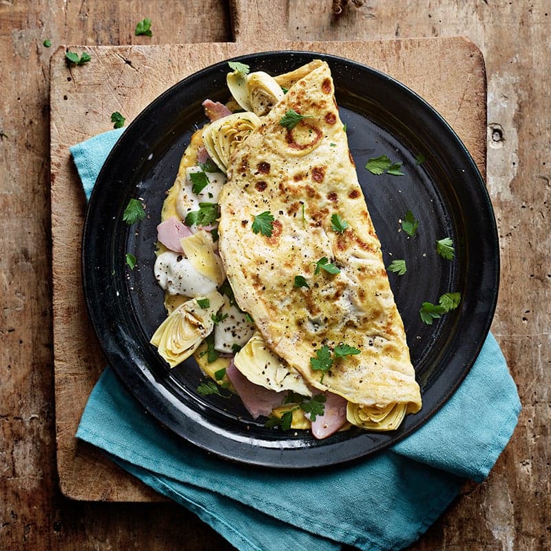 ViktVäktarna - Omelett med skinka och kronärtskocka