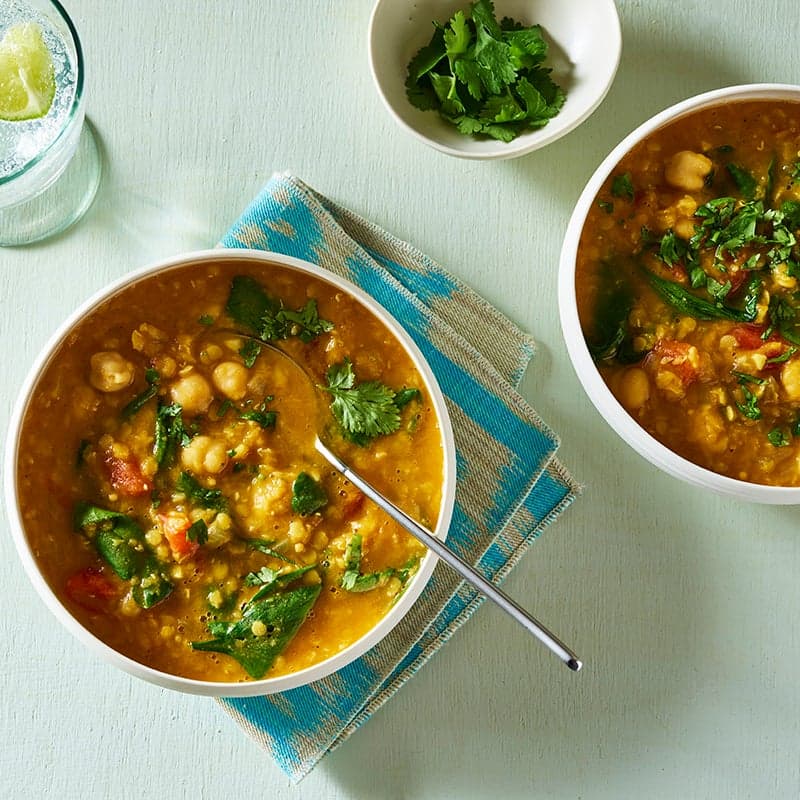 ViktVäktarna - Röd linssoppa med kikärter och spenat