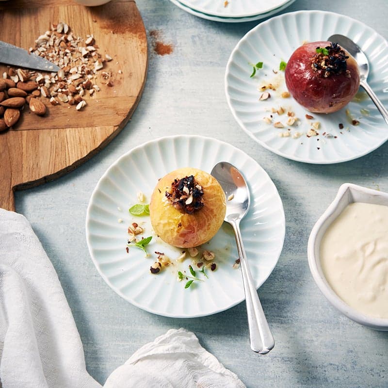 ViktVäktarna - Helgrillat äpple med kanel- och mandelsmör