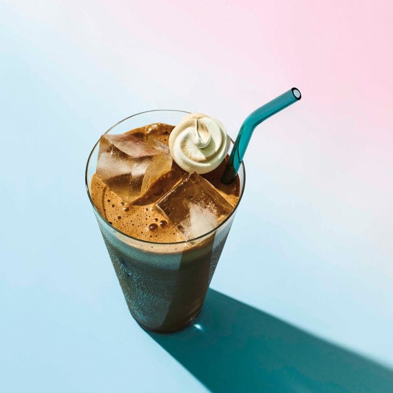 Raspberry mocha latte