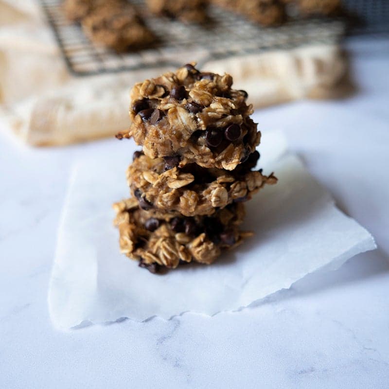 ViktVäktarna - Jordnöts- och havrekakor med choklad och banan