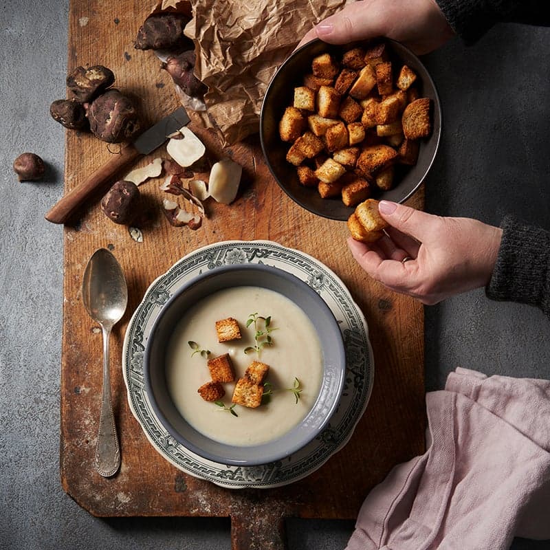 ViktVäktarna - Jordärtskockssoppa med vitlökskrutonger