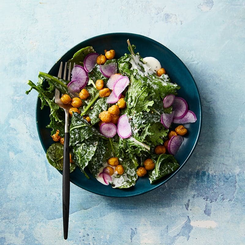 Crispy Chickpea Caesar Salad