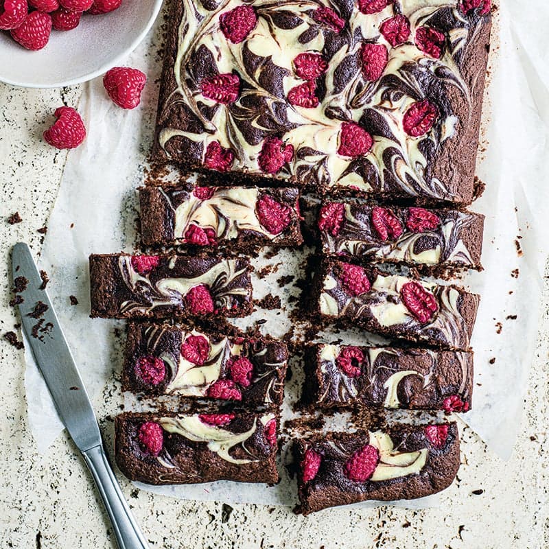 ViktVäktarna - Bönbrownies med cheesecakeswirl