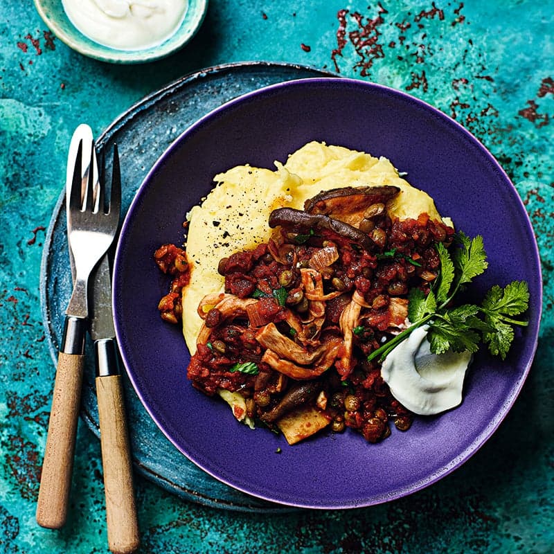 ViktVäktarna - Svamp- och linschili med mos