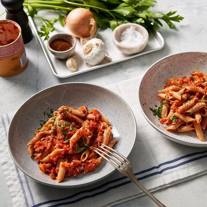 ViktVäktarna - Pasta med tomat- och tonfisksås