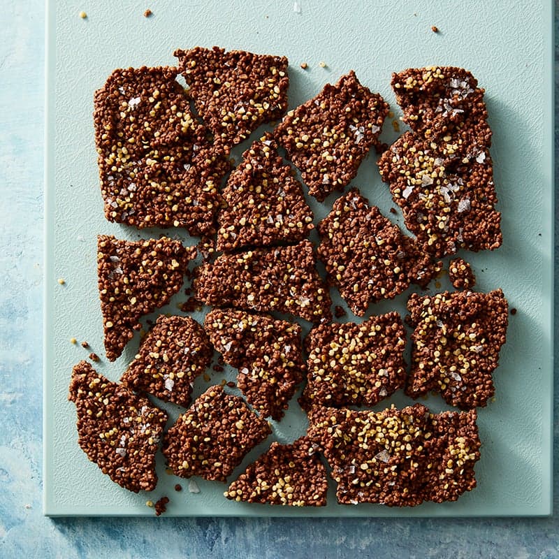 Chocolate Quinoa Crunch Bark