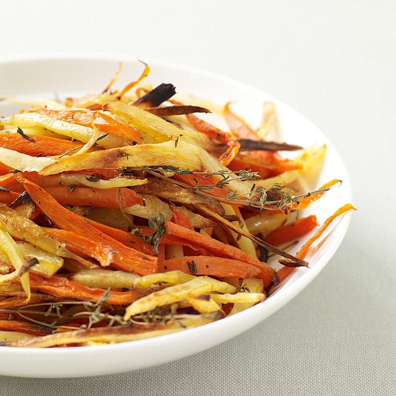Roasted carrots and parsnips