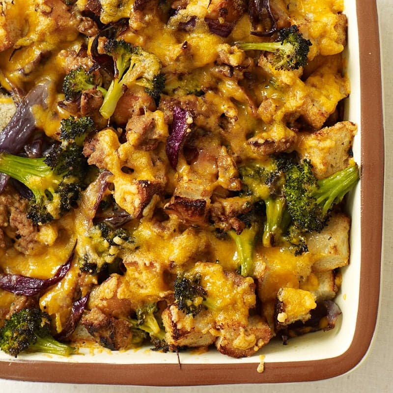 Broccoli and sausage casserole