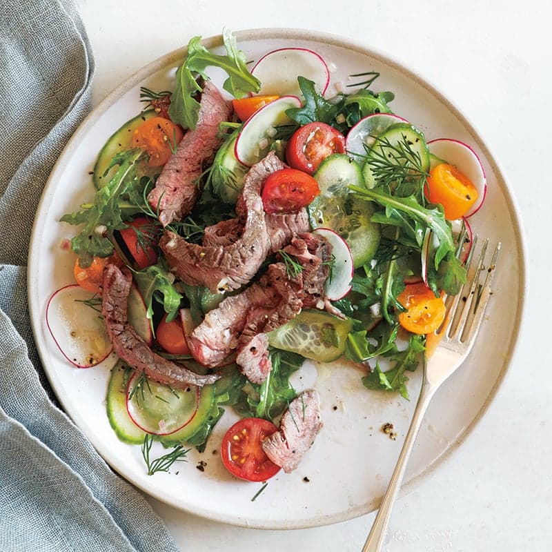 Summer Steak Salad with Arugula & Dill