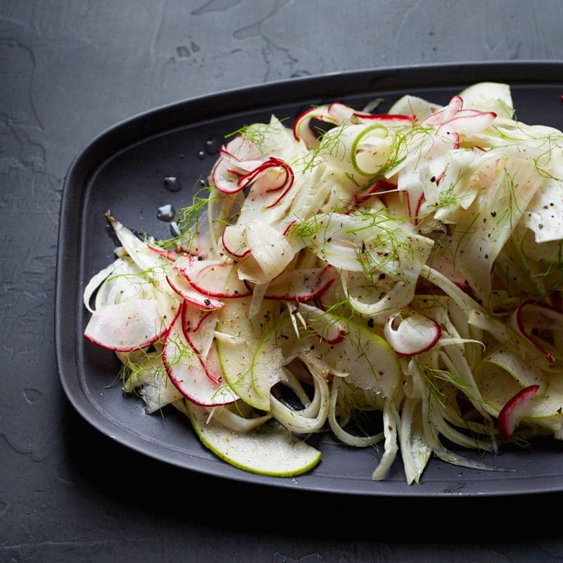 No-cook apple and fennel slaw