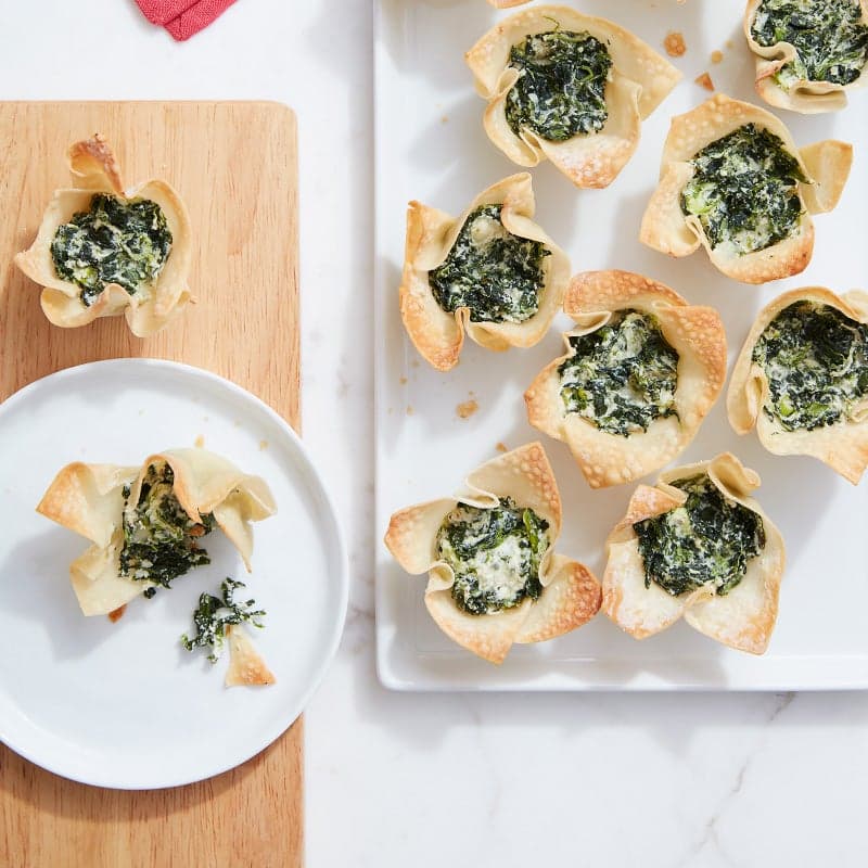 Cat Cora’s mini spanakopita bites