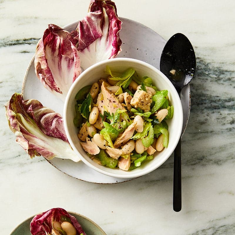 Celery, White Bean & Tuna Salad